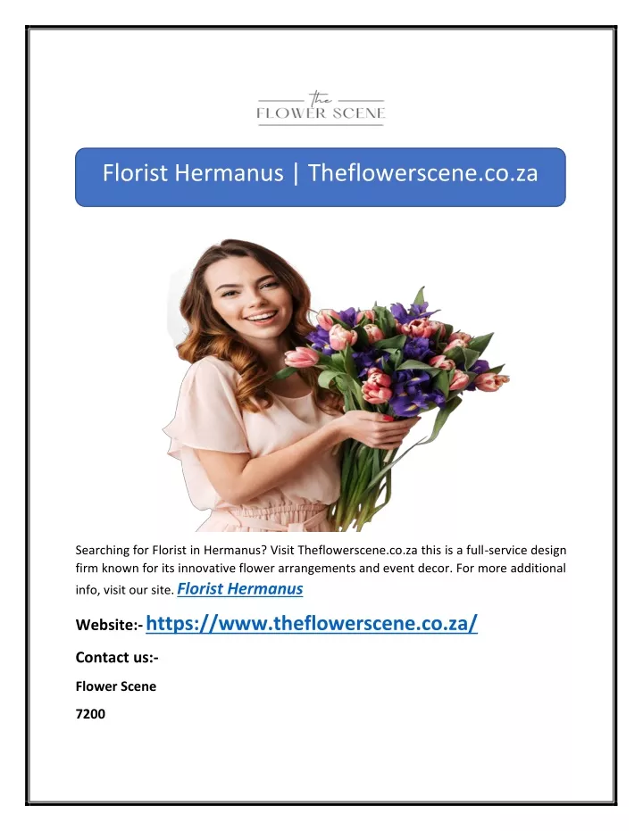 florist hermanus theflowerscene co za