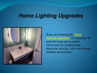 Home Lighting Upgrades