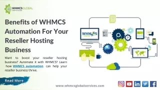 benefits of whmcs automation for your reseller