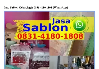 jasa sablon gelas jogja 0831 4180 1808 whatsapp