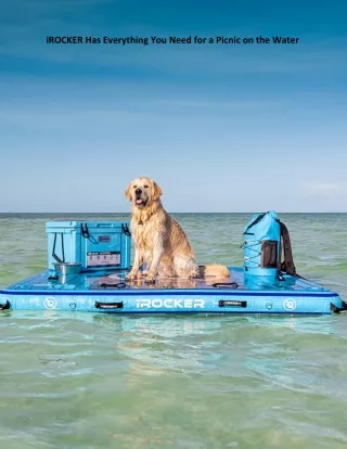 iROCKER Has Everything You Need for a Picnic on the Water