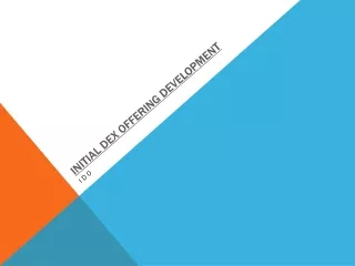 Initial DEX Offering Development ppt