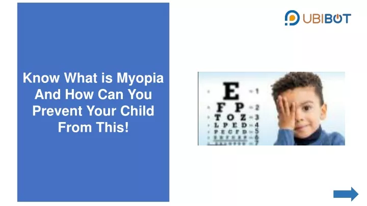 know what is myopia and how can you prevent your