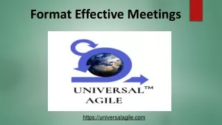 Common Meeting Format CSM