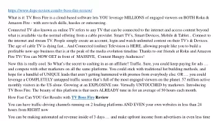 https www dope review com tv boss fire review