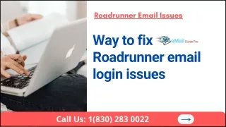 Way to fix Roadrunner email login issues