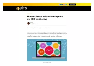 choose a domain to improve my SEO positioning
