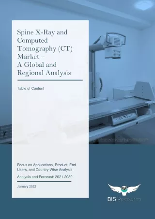 Spine X-Ray and Computed Tomography (CT) Market