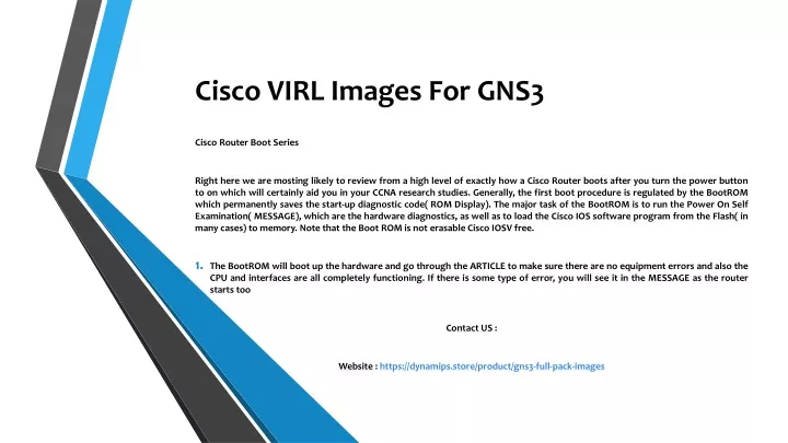cisco virl images for gns3