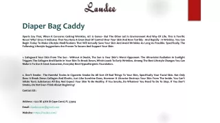 diaper bag caddy