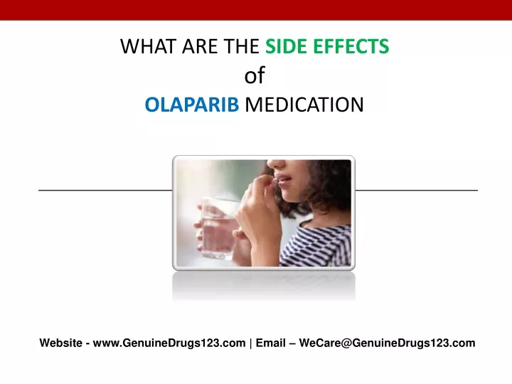 what are the side effects of olaparib medication