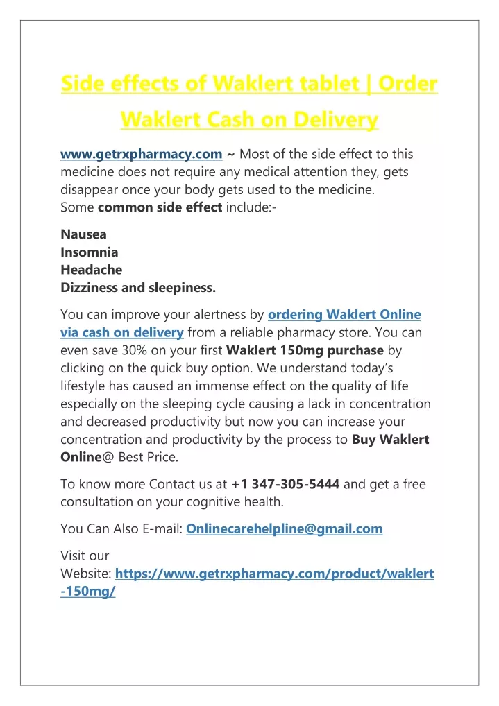 side effects of waklert tablet order waklert cash