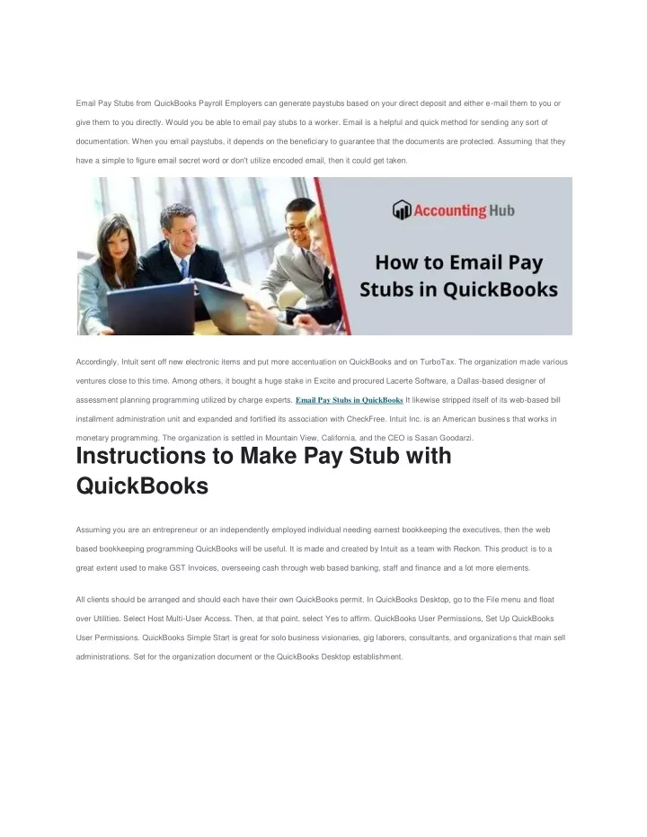 ppt-ways-to-fix-email-pay-stubs-from-quickbooks-payroll-powerpoint