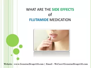 what are the side effects of flutamide medication