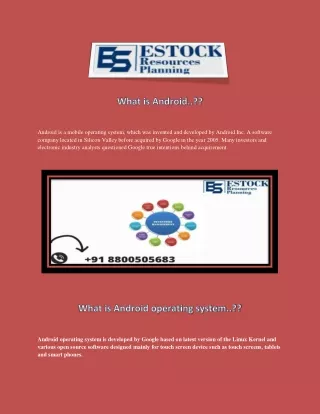 Android Application Development Software in Delhi