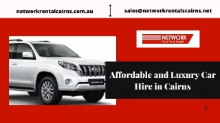 Affordable and Luxury Car Hire in Cairns