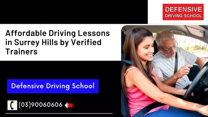 affordable driving lessons in surrey hills