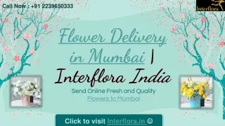 Flower delivery in Mumbai, Send Flowers to Mumbai - Interflora India