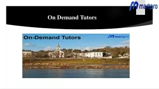 On Demand Tutors