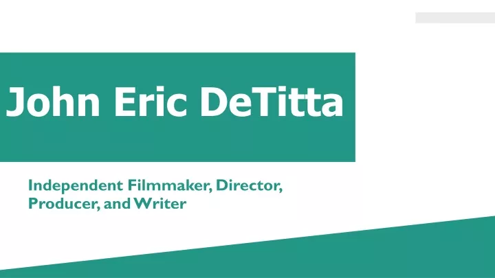 john eric detitta