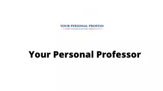your personal professor