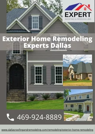 Exterior Home Remodeling Experts Dallas | Expert Roofing & Remodeling
