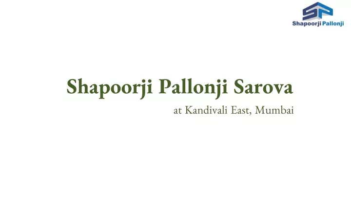 shapoorji pallonji sarova at kandivali east mumbai