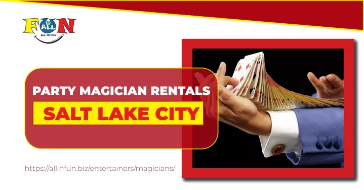 party magician rentals salt lake city