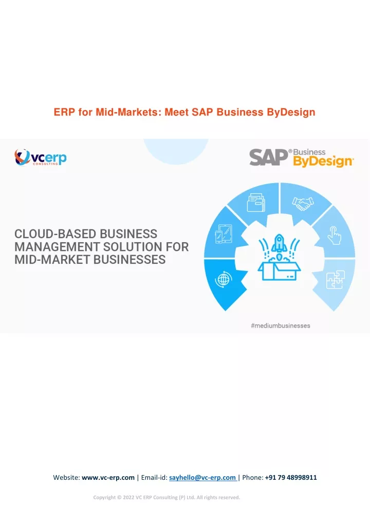 erp for mid markets meet sap business bydesign