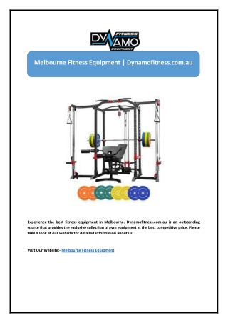 melbourne fitness equipment dynamofitness com au