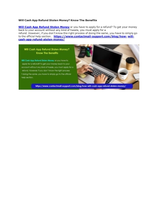 Will Cash App Refund Stolen Money? Know The Benefits