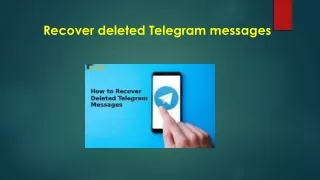 recover deleted telegram messages