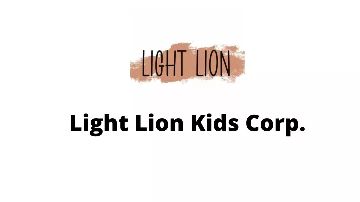 light lion kids corp