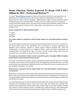 botnet detection market expected to reach