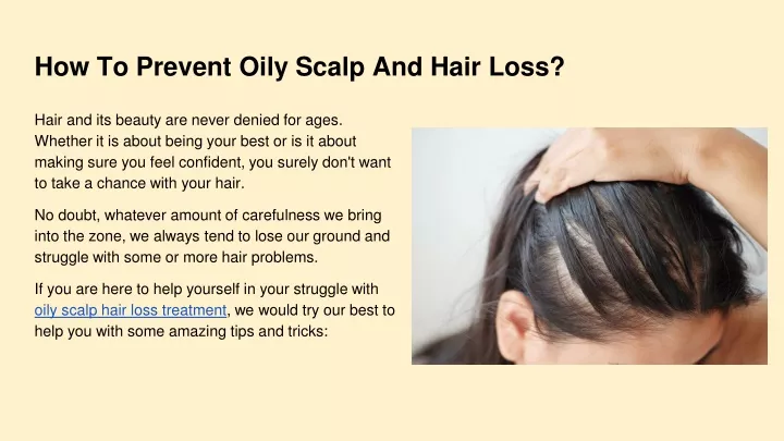 how to prevent oily scalp and hair loss