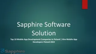 sapphire software solution