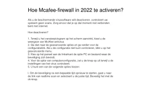 Mcafee telefoonnummer