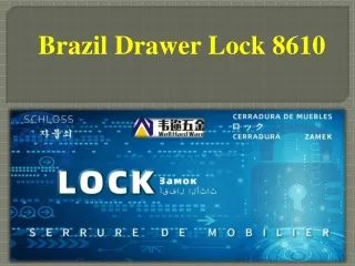 brazil drawer lock 8610