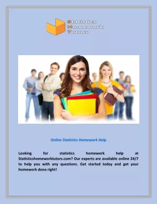 online statistics homework help