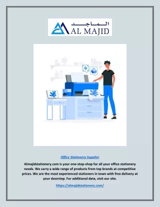 Office Stationery Supplier | Almajidstationery.com