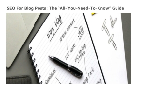 seo for blog posts the all you need to know guide