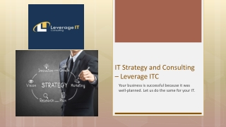 it strategy and consulting leverage itc