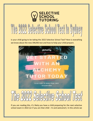 is your child going to be taking the 2022