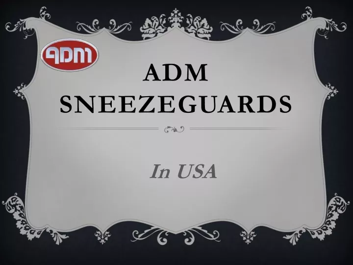 adm sneezeguards