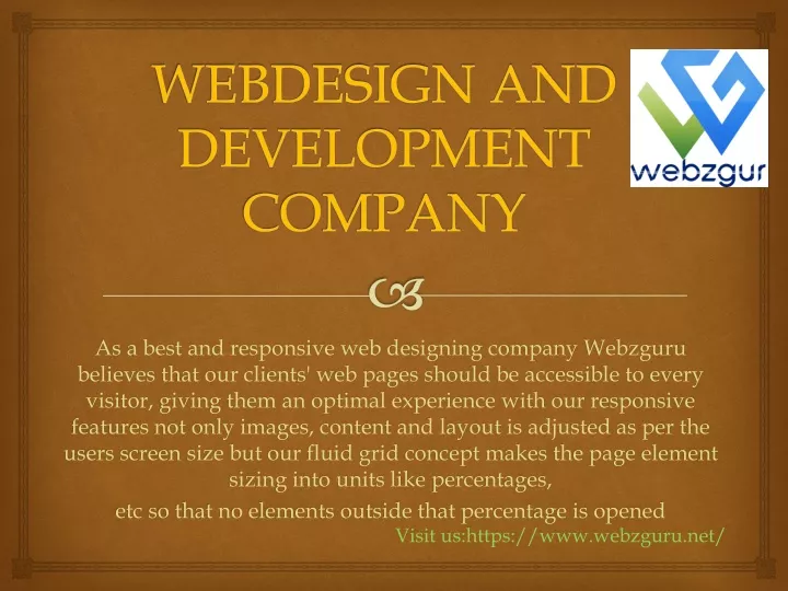 webdesign and development company