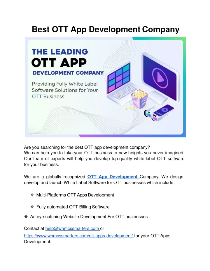 best ott app development company