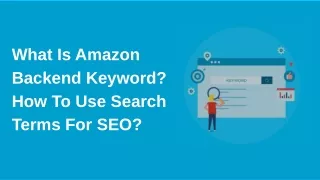 What is Amazon Backend keywords