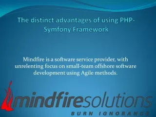 mindfire is a software service provider with