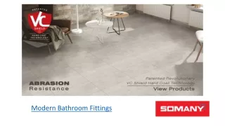 modern bathroom fittings