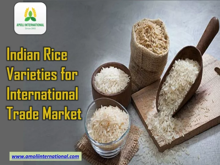 indian rice varieties for international trade